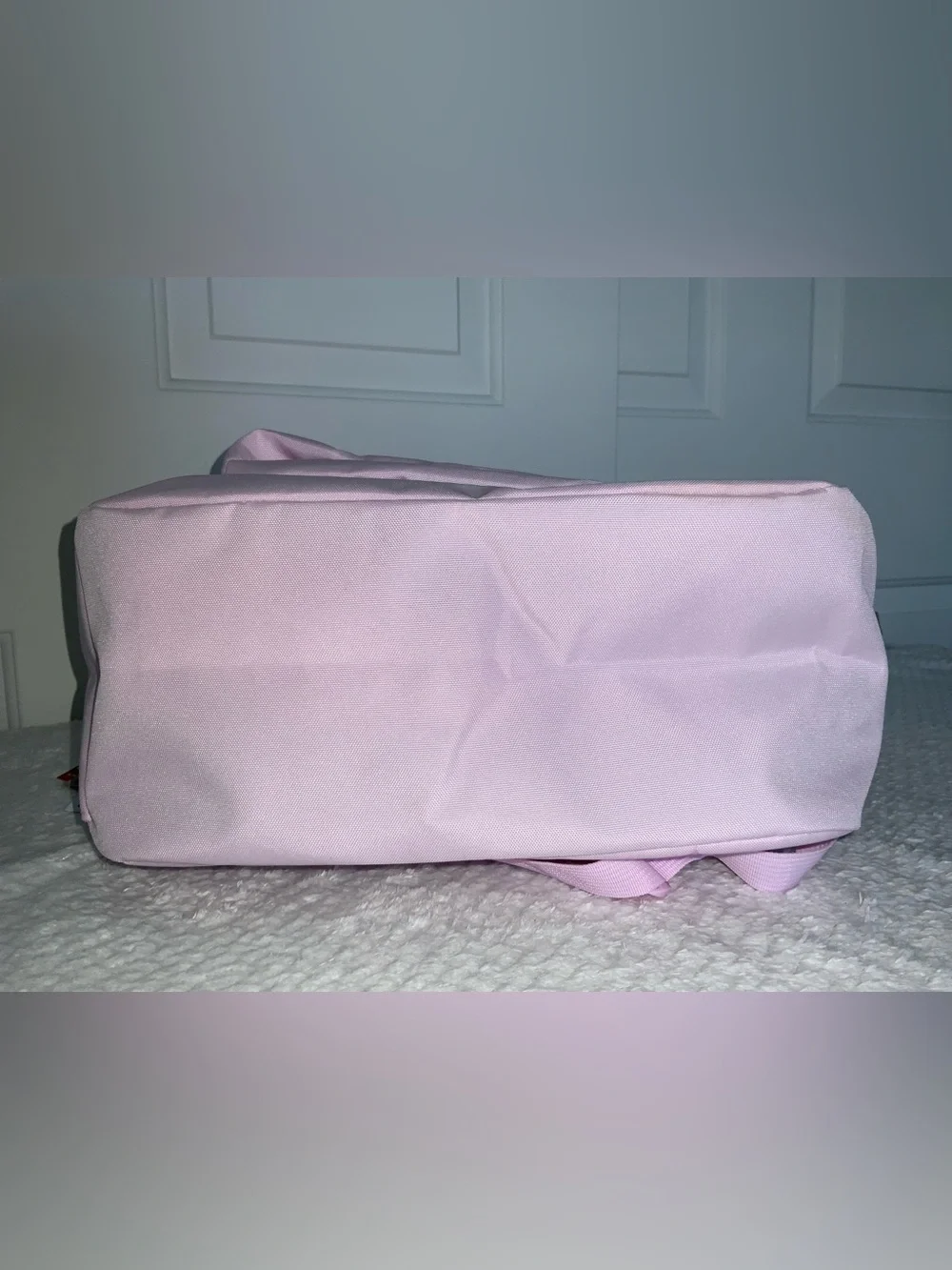 JanSport SuperBreak Plus Embroidered Pink Bows backpack